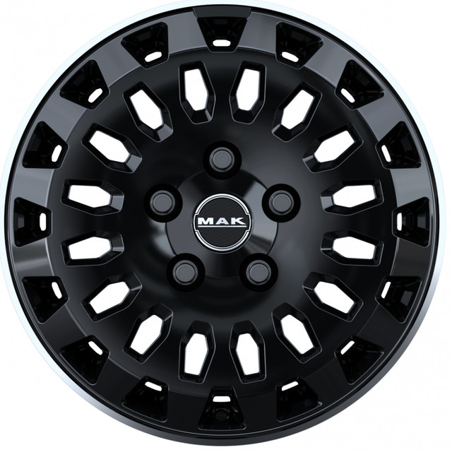 Mak Overland-3 Gloss Black Mirror Ring